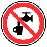 Voda nevhodná k pití