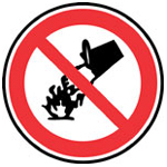 Zákaz použití vody pro hašení